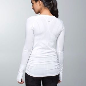 LULULEMON Swifty Long Sleeve White SZ 8